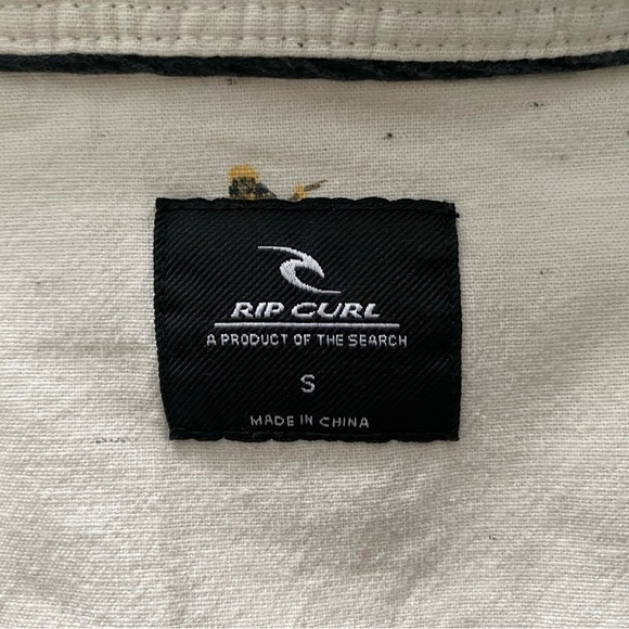 RIP CURL Hula Girls Aloha Hawaiian Collared Shirt Men S Small - Picture 6 of 7